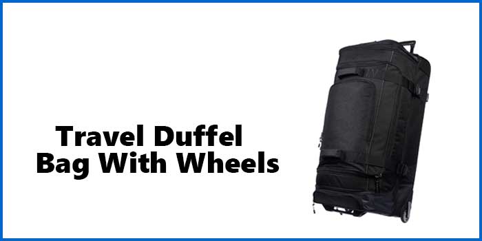 Travel Duffel Bag With Wheels